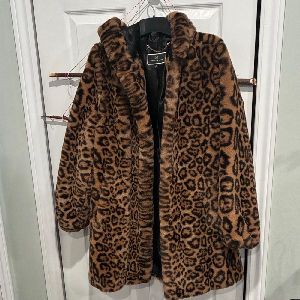 Leopard Print Teddy Jacket